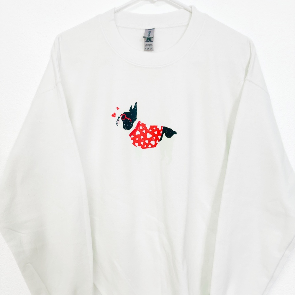 French Bulldog Valentine's Day Sweatshirt